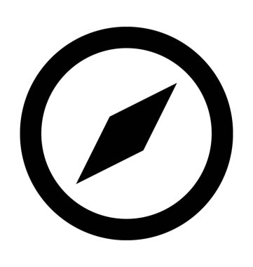  Pusula vektör simgesi