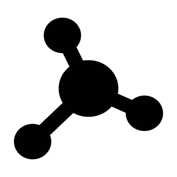 Molekularna struktura wektor ikona — Wektor stockowy