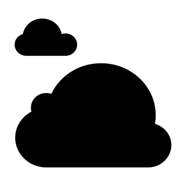 Векторная икона облаков — стоковый вектор