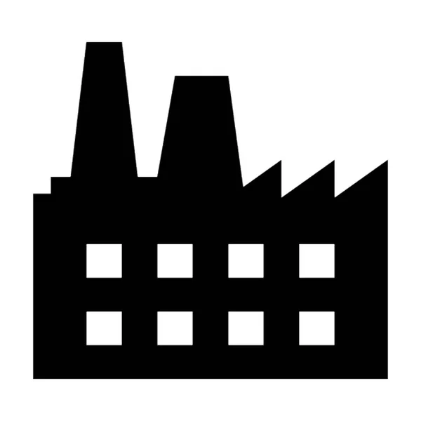 Icono de vector de fábrica — Vector de stock