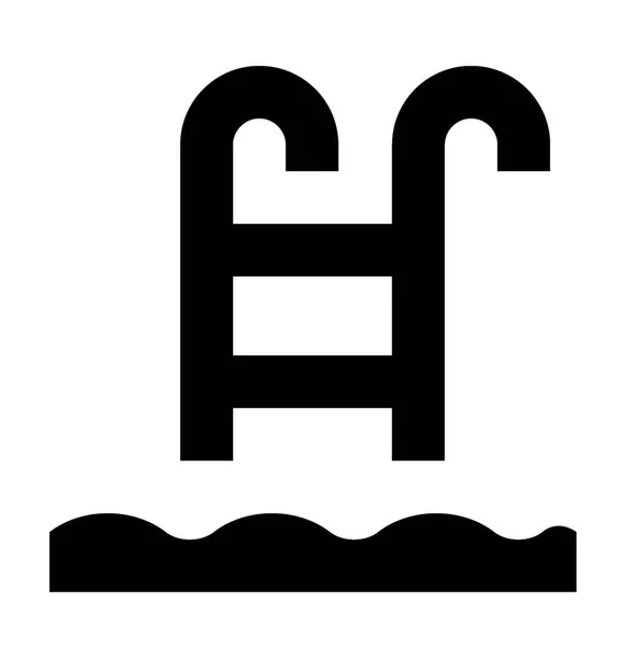 Schwimmbad-Vektor-Symbol — Stockvektor