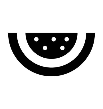  Karpuz dilimi vektör simgesi