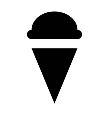  dondurma vektör simgesi