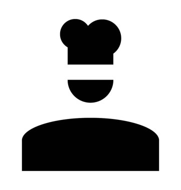  Şef vektör simgesi