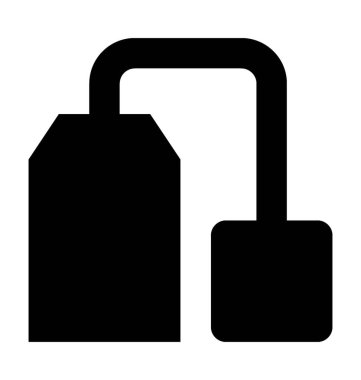  çay poşeti vektör simgesi