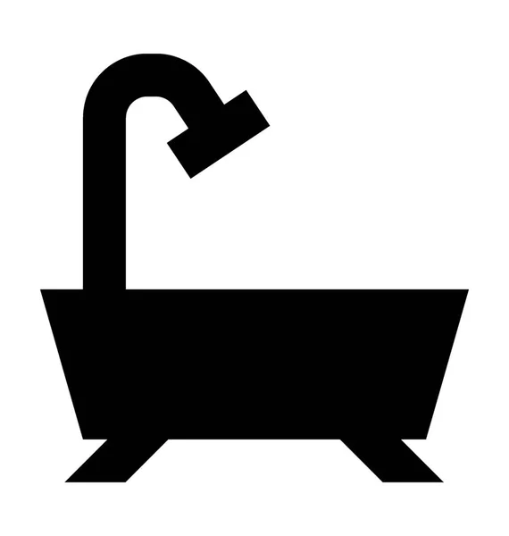 Ikon Vektor Bathtub - Stok Vektor