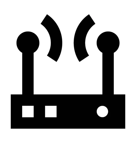 Icono de vector de router Wifi — Archivo Imágenes Vectoriales