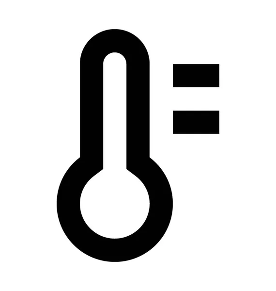 Ícone do vetor do termômetro —  Vetores de Stock