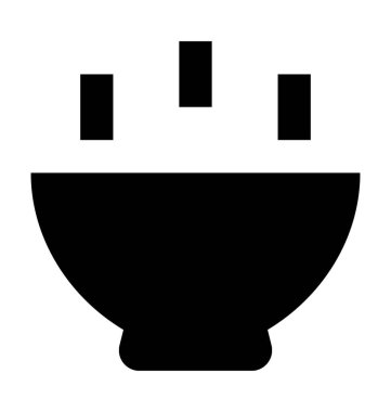  Çorba kase vektör simgesi