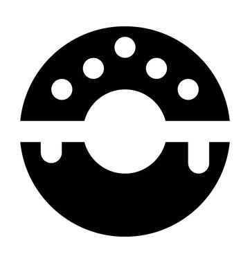  Donut vektör simgesi