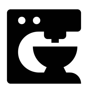  kahve makinesi vektör simgesi