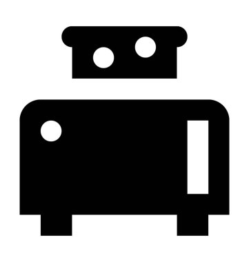  Ekmek kızartma makinesi vektör simgesi