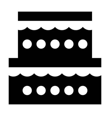  Pasta vektör simgesi