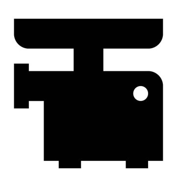  Doğrayıcılardan makine vektör simgesi