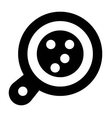  Kızartma tavası vektör simgesi