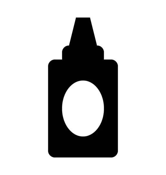 Vector de botella de ketchup icono — Vector de stock