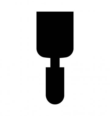  Spatula vektör simgesi