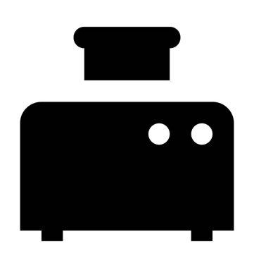  Ekmek kızartma makinesi vektör simgesi