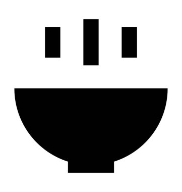  Sıcak çorba vektör simgesi