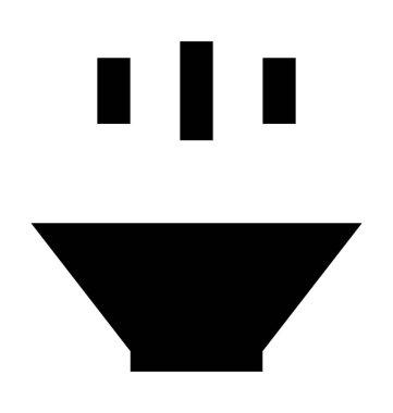  Sıcak çorba vektör simgesi