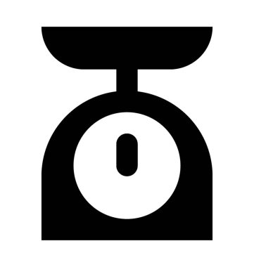  Mutfak boyutu vektör simgesi