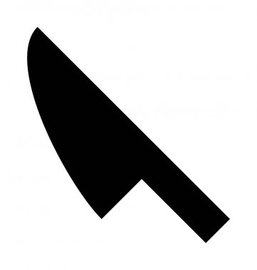  bıçak vektör simgesi