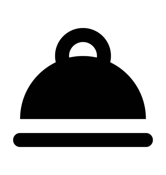 Ikona wektora restauracji Cloche — Wektor stockowy
