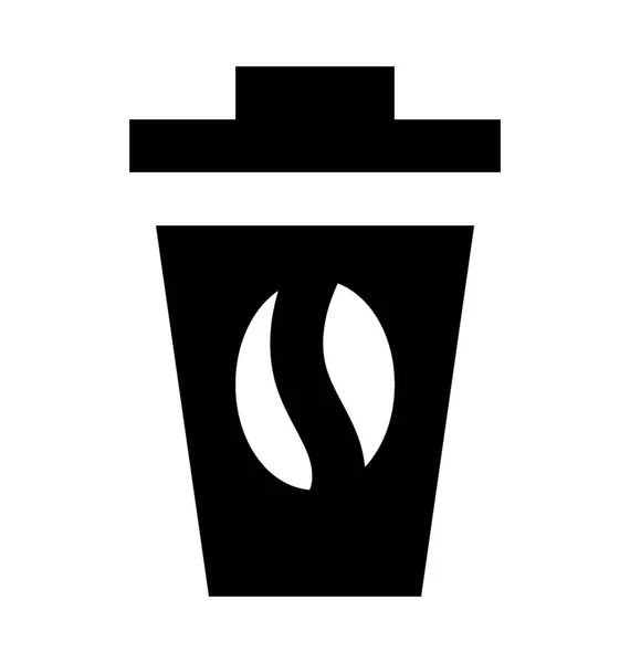 Kaffeetassen-Vektorsymbol — Stockvektor