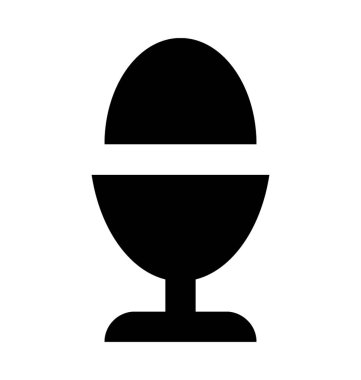  Yumurta Kupası vektör simgesi