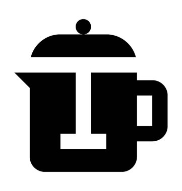  Çaydanlık vektör simgesi