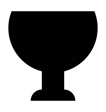  şarap cam vektör simgesi