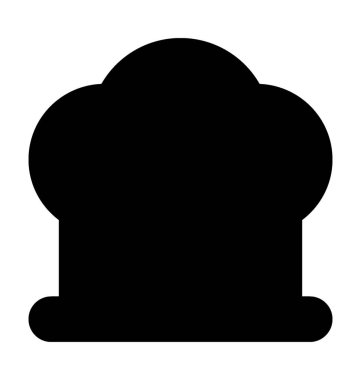  Şef kap vektör simgesi