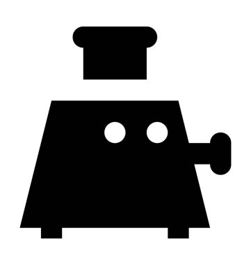  Ekmek kızartma makinesi vektör simgesi