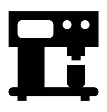  kahve makinesi vektör simgesi