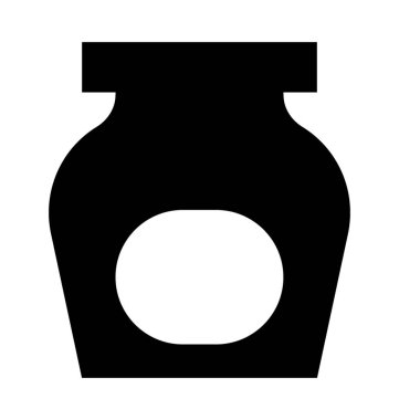  Mason kavanoza vektör simgesi