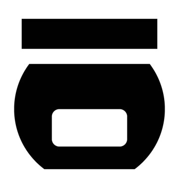  Mason kavanoza vektör simgesi