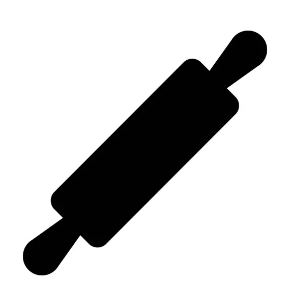 Rolling Pin Vector Icono — Vector de stock