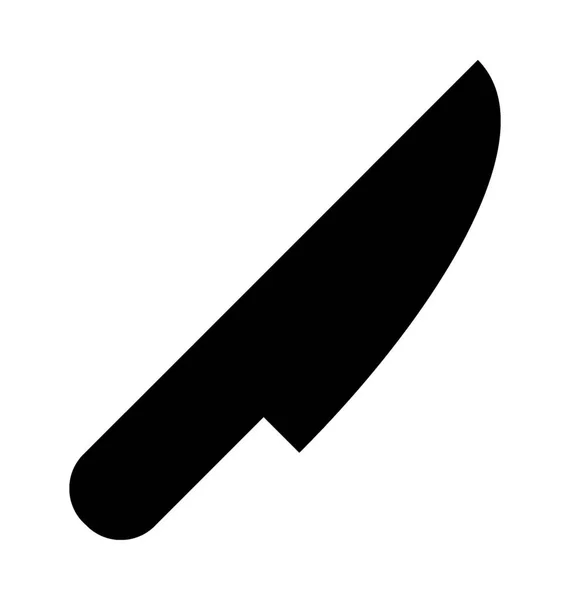 Cuchillo vector icono — Vector de stock