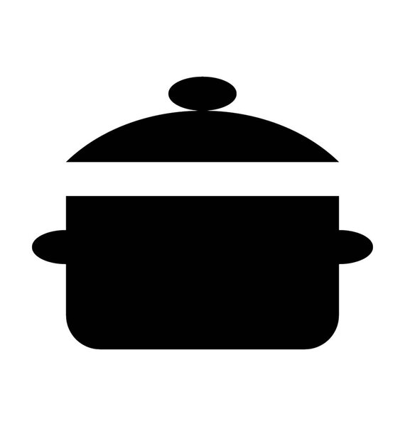  Cooking Pot Vector Icon