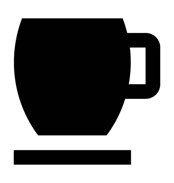 茶マグカップ ベクトル アイコン — ストックベクタ