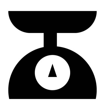  Mutfak boyutu vektör simgesi