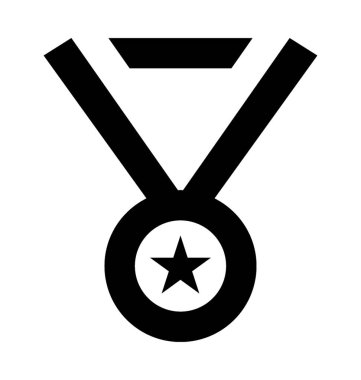 Madalya vektör simgesi 