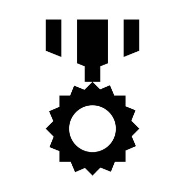  Madalya vektör simgesi 