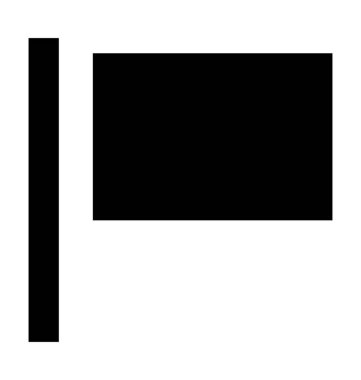  Bayrak Vektörü Simgesi 