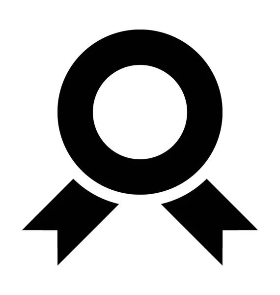 Icône vectorielle d'insigne de ruban — Image vectorielle