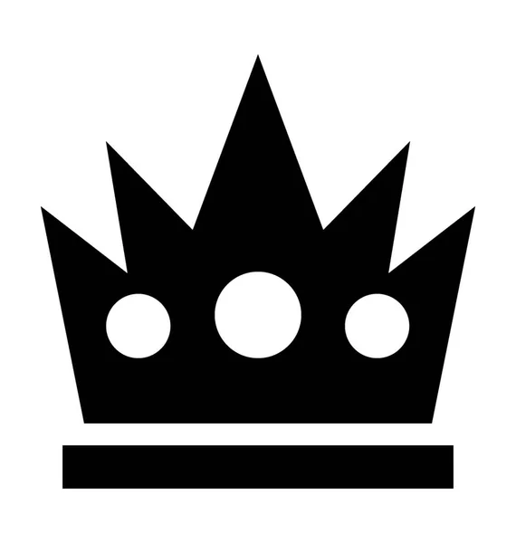 Crown Vector Icon — Stock Vector