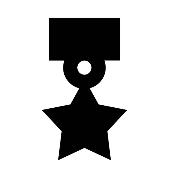 Icône vectorielle médaille étoile — Image vectorielle