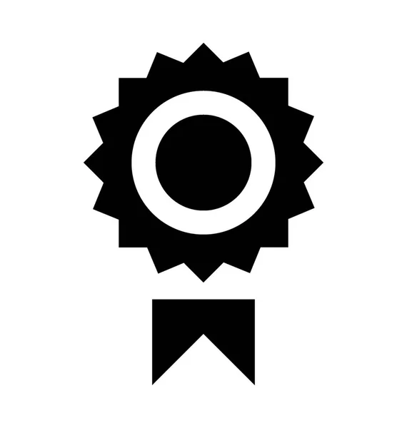 Ícone do vetor do emblema da fita — Vetor de Stock