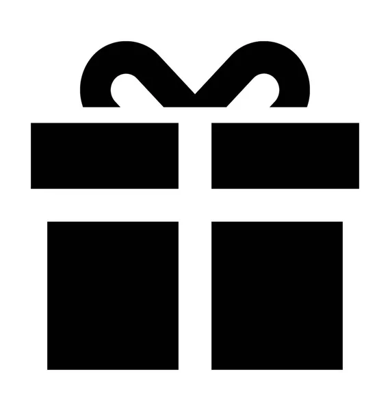 Ikona wektora pudełka prezentów — Wektor stockowy