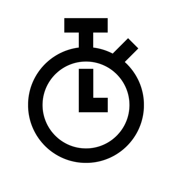 Stopwatch vector pictogram — Stockvector